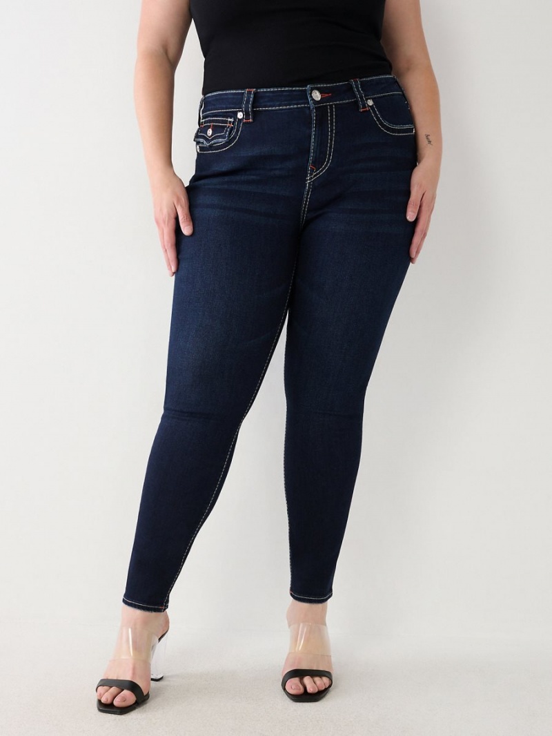 Jeans Skinny True Religion Plus Halle Big T Super Capri | 42DTBVFGO