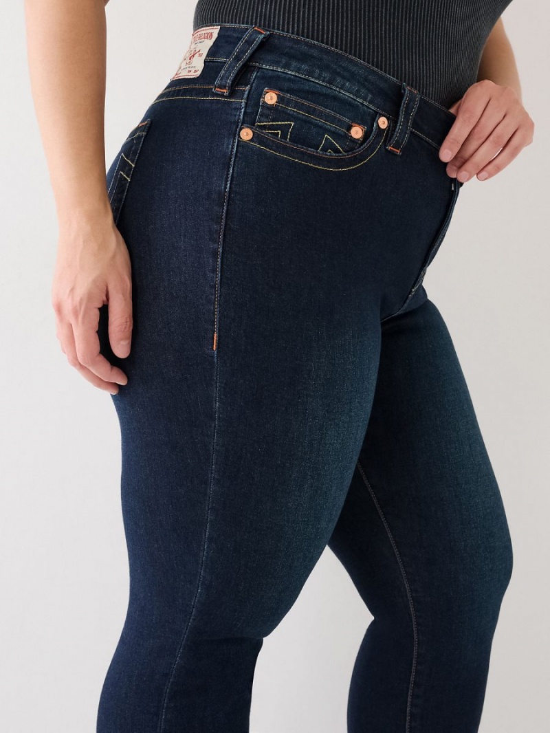 Jeans Skinny True Religion Plus Jennie High Rise Curvy Azules Oscuro | 49WSITUBJ