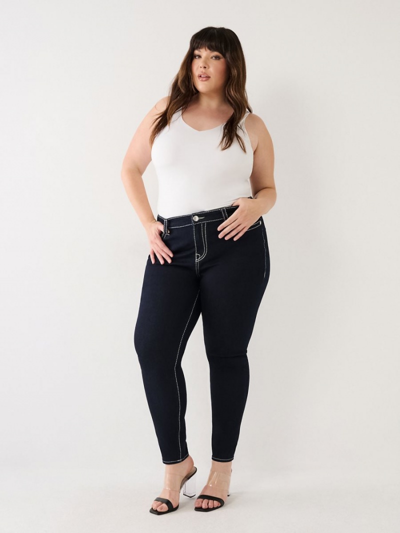 Jeans Skinny True Religion Plus Jennie Lurex Big T High Rise Curvy Body Rinse | 06SKBXMGR