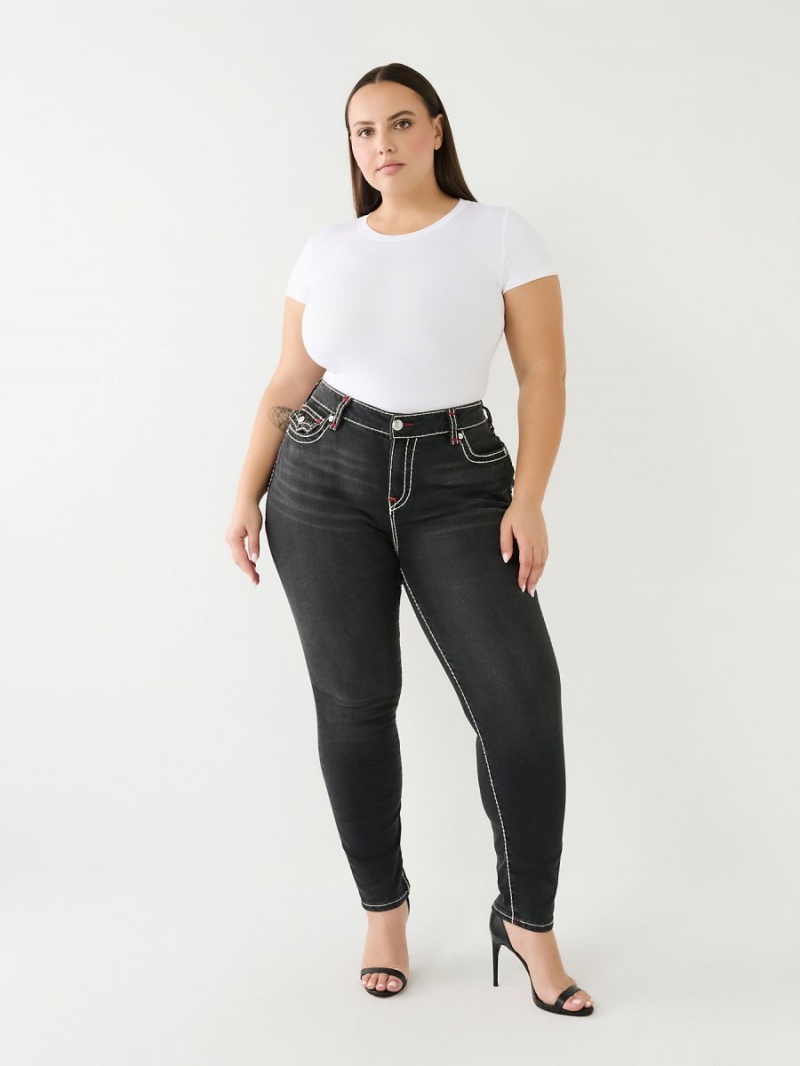 Jeans Skinny True Religion Plus Jennie Mid Rise Super T Havana | 96STMCXQA