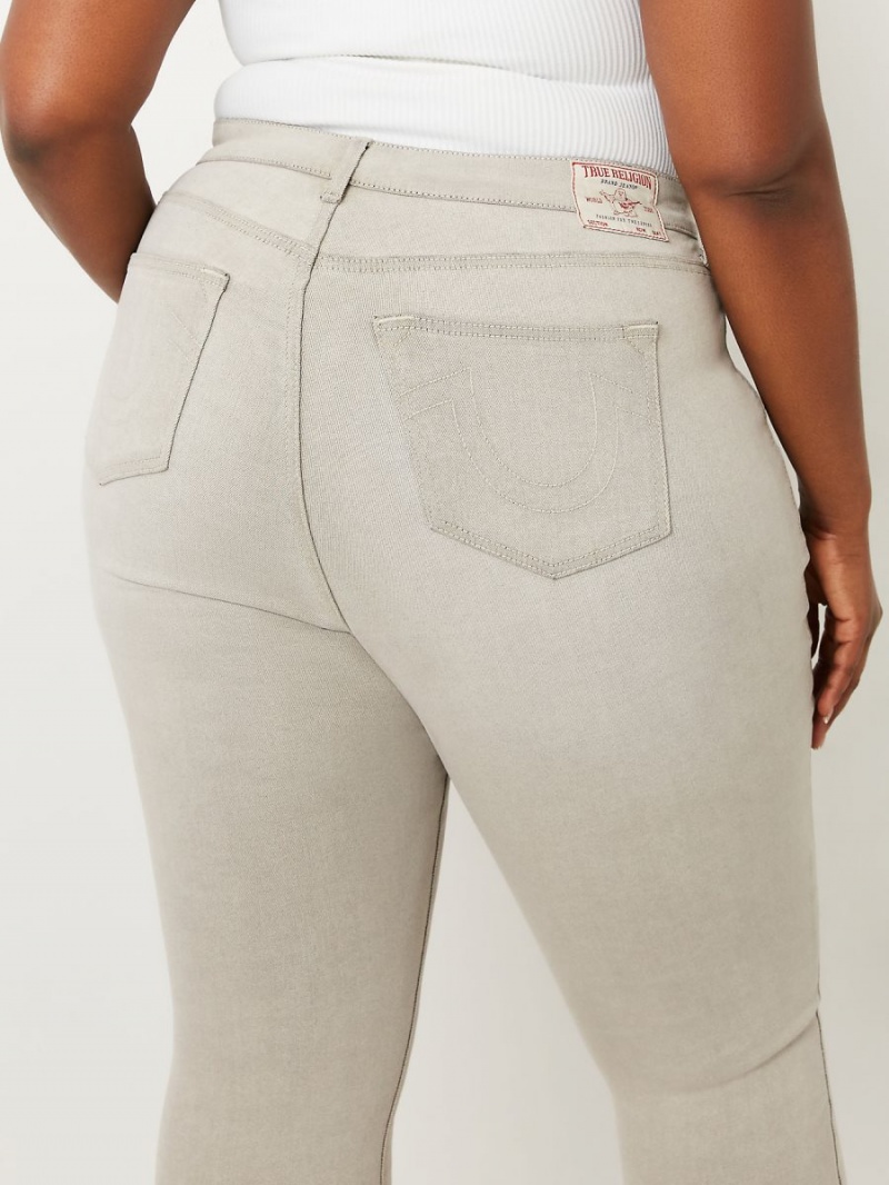 Jeans Skinny True Religion Plus Jennie Mid Rise Gris | 08MJDCHXI