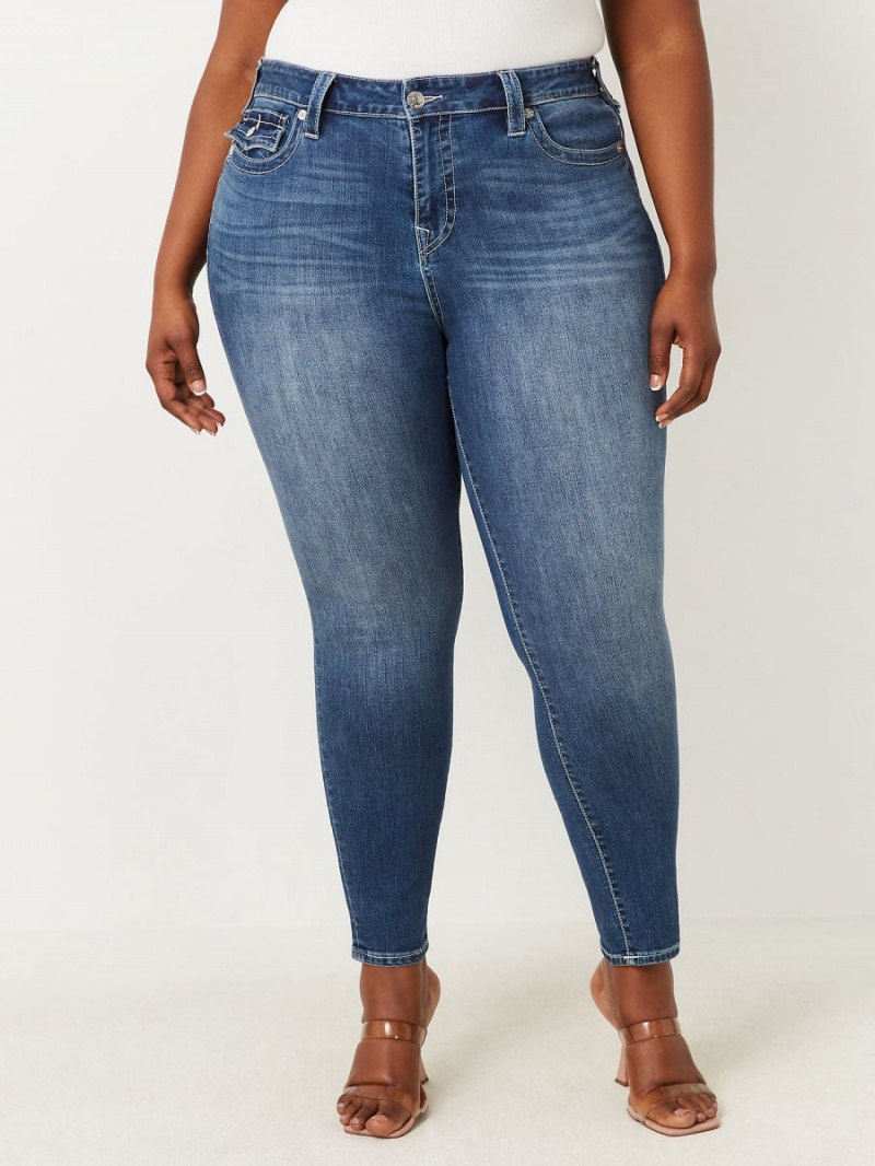 Jeans Skinny True Religion Plus Jennie Mid Rise Diamond Valley | 94LAWTYQX