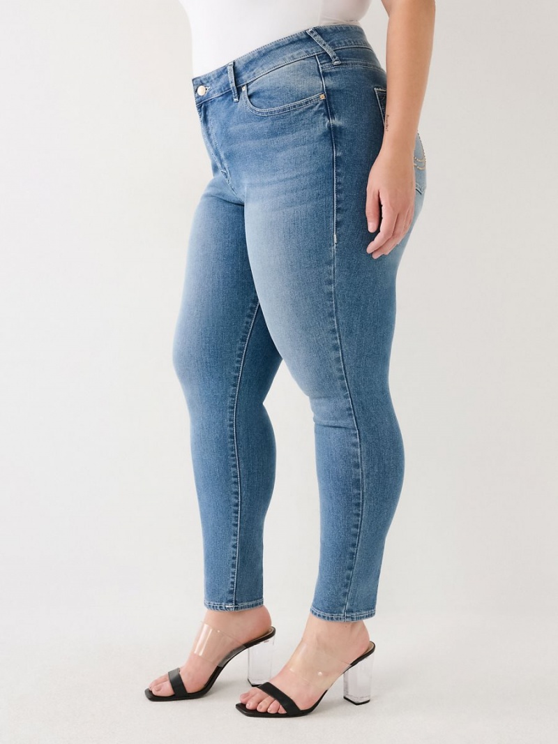 Jeans Skinny True Religion Plus Jennie Mid Rise Curvy IBEM | 26MLTKXDJ