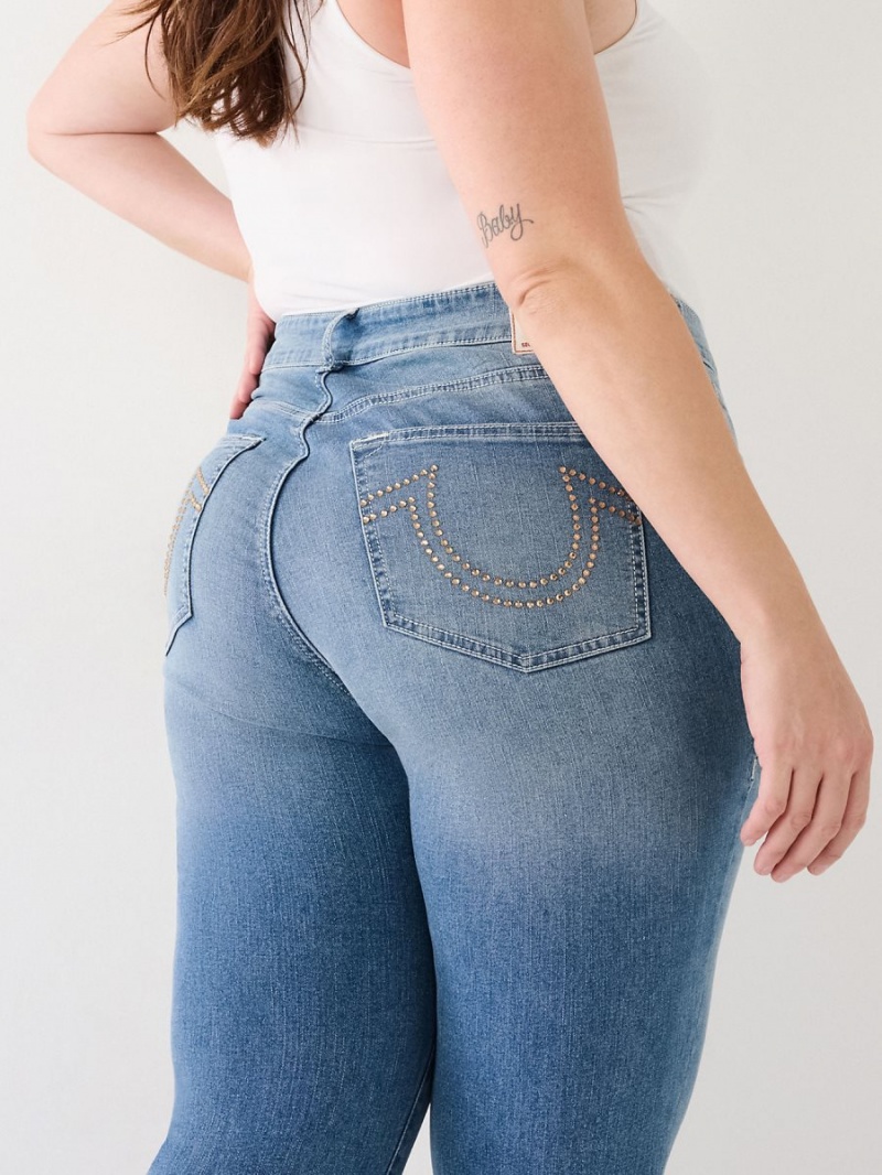 Jeans Skinny True Religion Plus Jennie Mid Rise Curvy IBEM | 26MLTKXDJ