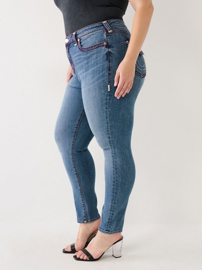 Jeans Skinny True Religion Plus Jennie Super T Curvy Marbella | 67GMEACWP