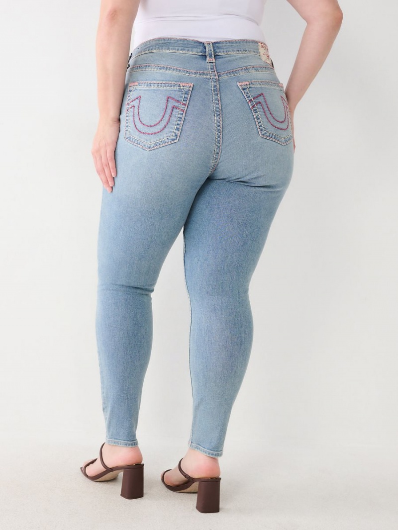 Jeans Skinny True Religion Plus Jennie Super T Curvy Malibu | 45VLPCEDW