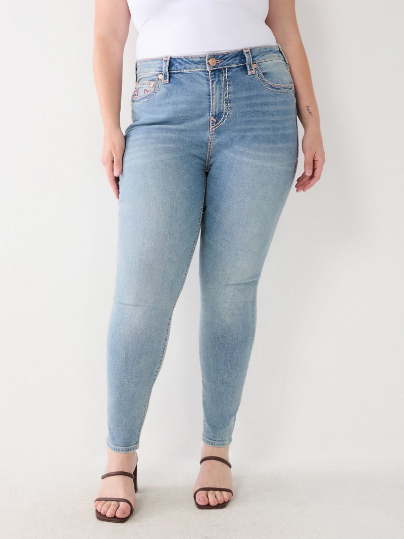 Jeans Skinny True Religion Plus Jennie Super T Curvy Malibu | 45VLPCEDW