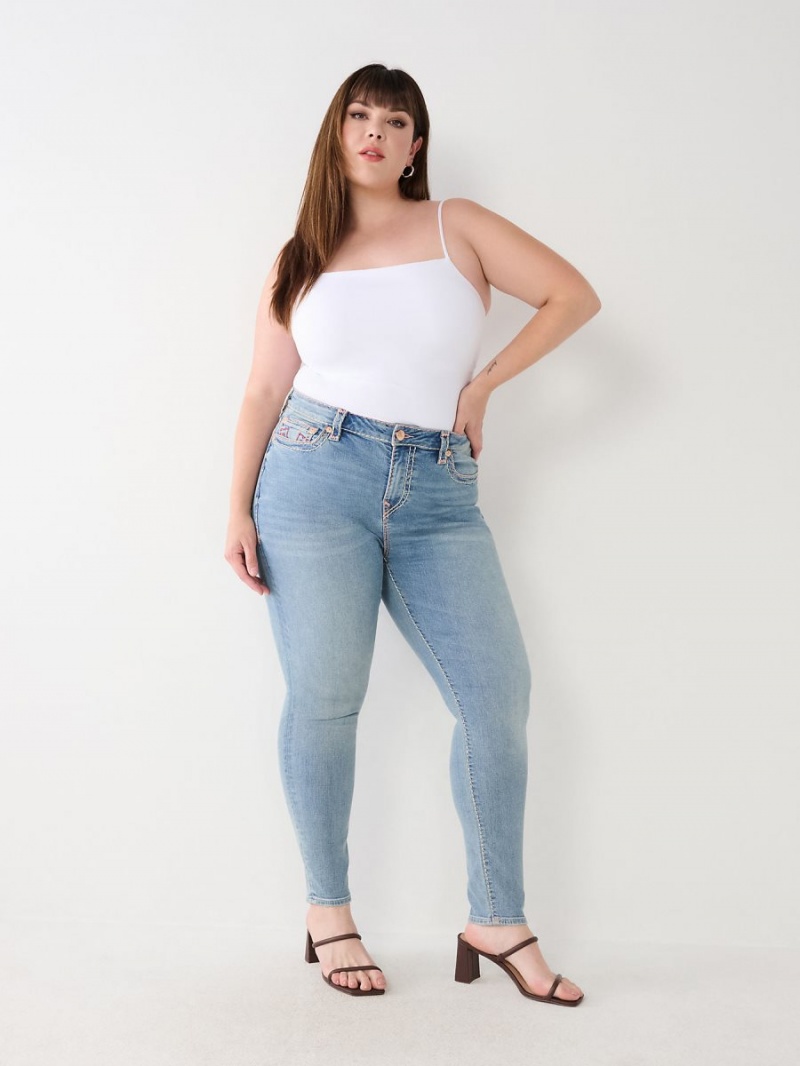 Jeans Skinny True Religion Plus Jennie Super T Curvy Malibu | 45VLPCEDW