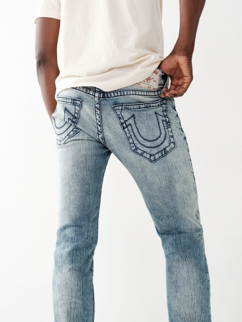 Jeans Skinny True Religion Rocco Big T Azules Claro | 79NZXOHUK