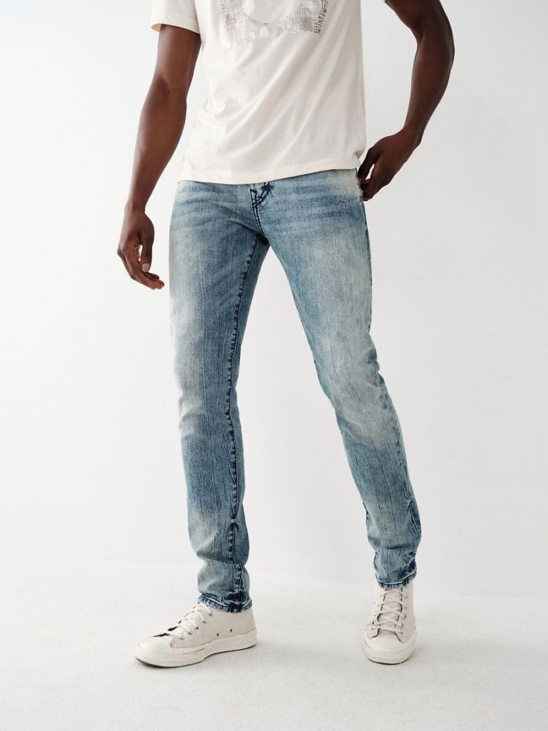 Jeans Skinny True Religion Rocco Big T Azules Claro | 79NZXOHUK