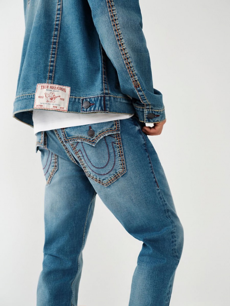 Jeans Skinny True Religion Rocco Mb3 Mega Big T Azules | 90VGQFZDO