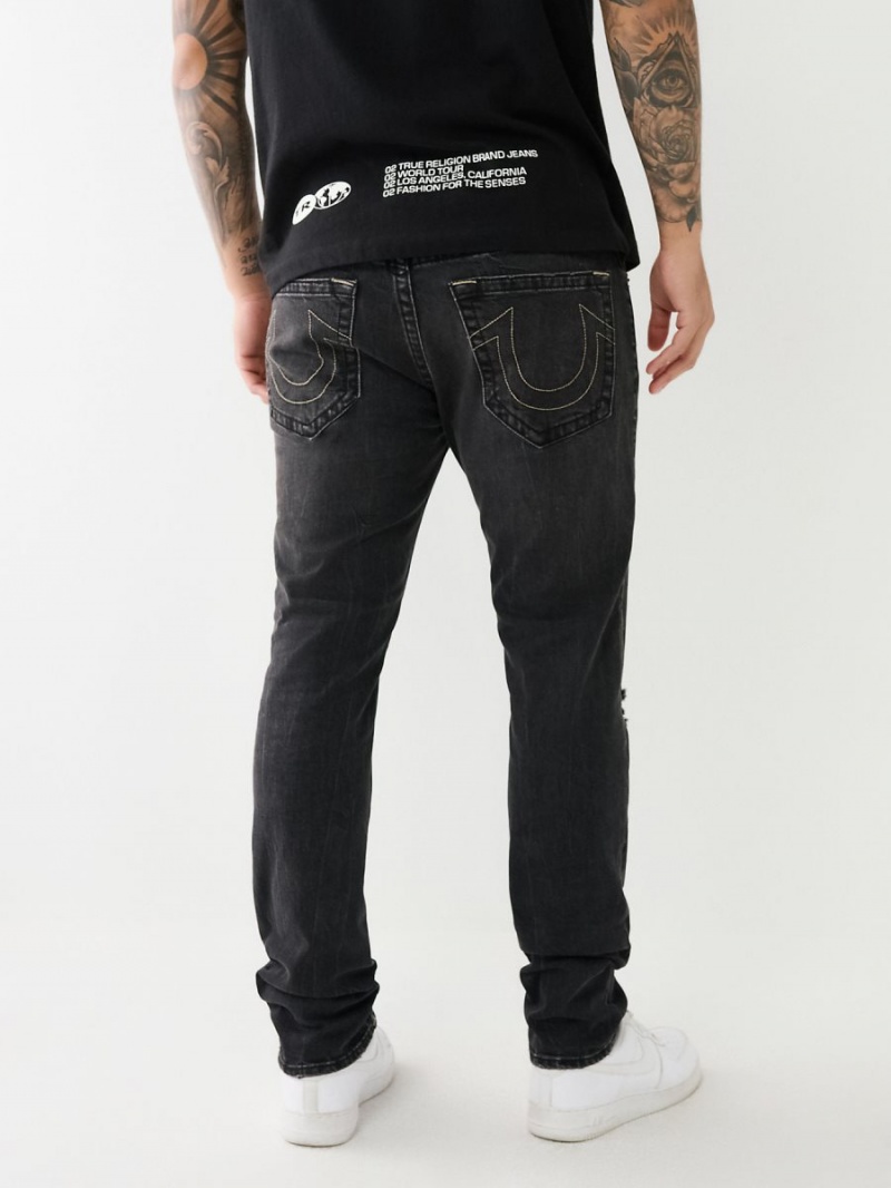 Jeans Skinny True Religion Rocco Negras Azules | 45ANWKPBJ