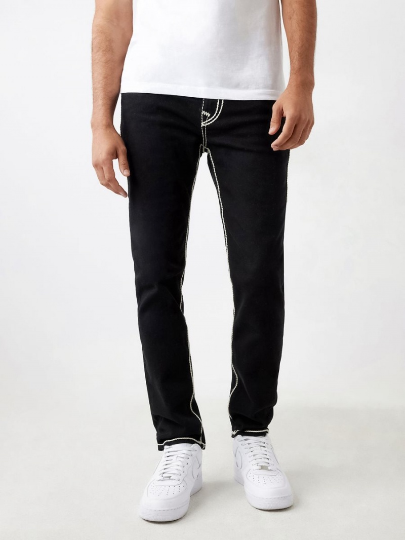 Jeans Skinny True Religion Rocco Rope Stitch Negras | 38LPBXNYR