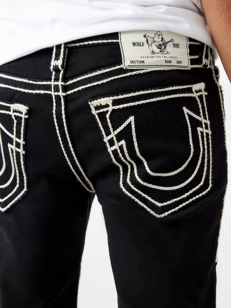 Jeans Skinny True Religion Rocco Rope Stitch Negras | 38LPBXNYR