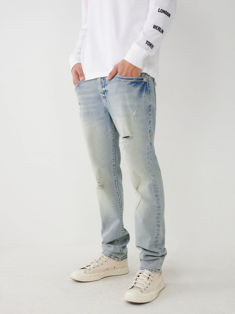 Jeans Skinny True Religion Rocco Super T Azules Claro | 32YMPXFNB