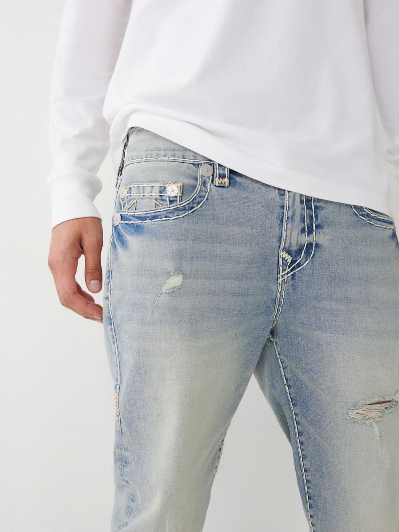 Jeans Skinny True Religion Rocco Super T Azules Claro | 32YMPXFNB