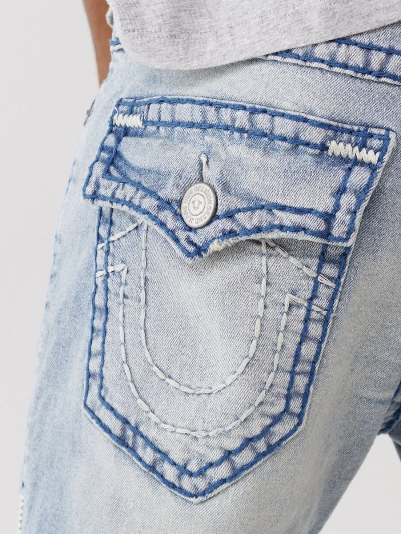 Jeans Skinny True Religion Rocco Super T Stitch Azules Claro | 90DCMBRSY