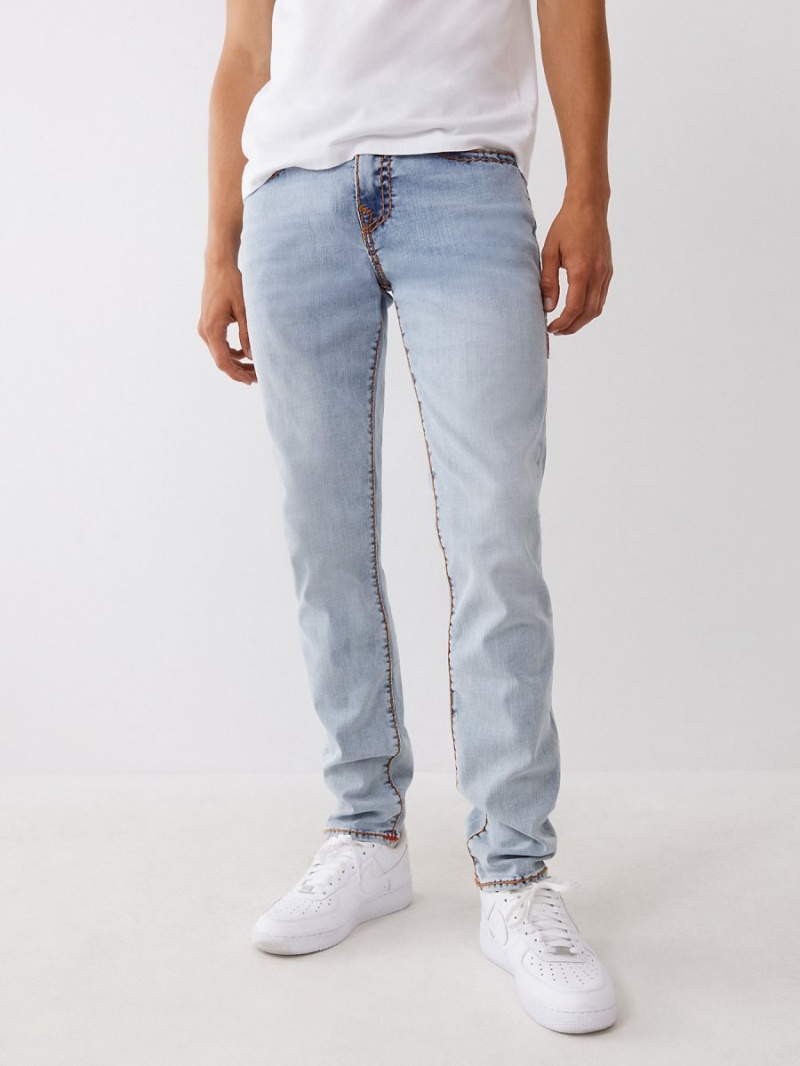 Jeans Skinny True Religion Rocco Super T Stitch Azules Claro | 93WUADRIS