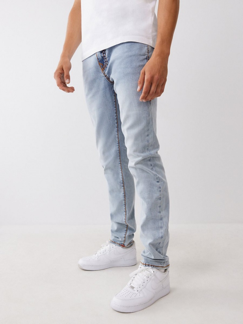 Jeans Skinny True Religion Rocco Super T Stitch Azules Claro | 93WUADRIS