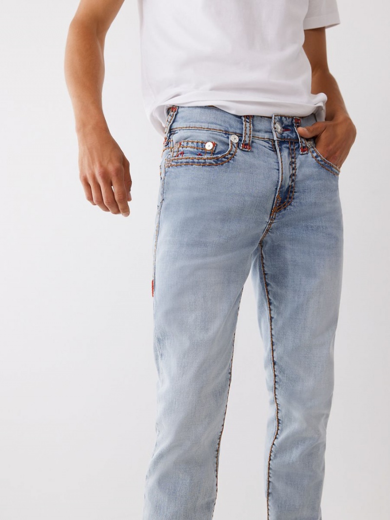 Jeans Skinny True Religion Rocco Super T Stitch Azules Claro | 93WUADRIS