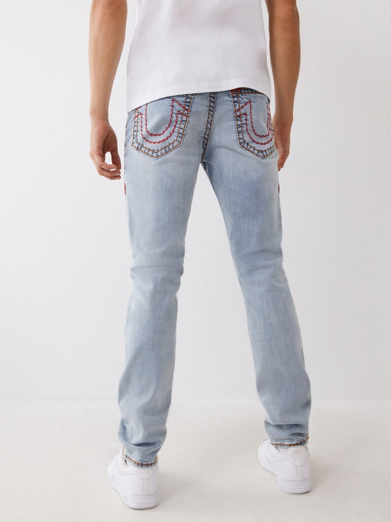 Jeans Skinny True Religion Rocco Super T Stitch Azules Claro | 93WUADRIS