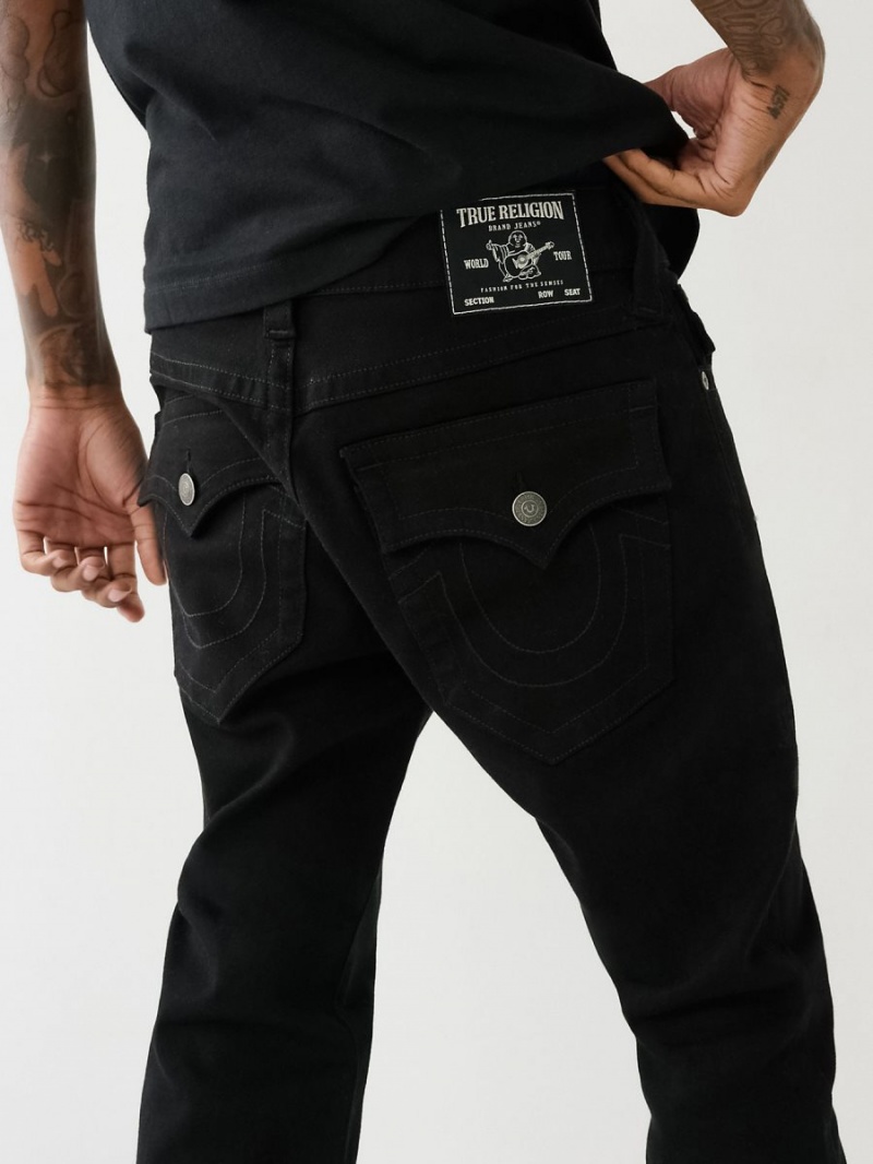 Jeans Skinny True Religion Rocco Zipped Negras | 82DTQCNUL