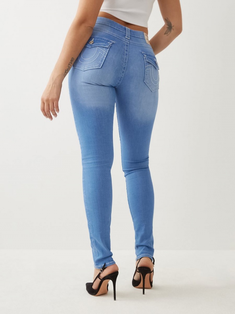 Jeans Skinny True Religion Stella Azules Claro | 47RNAZIYM