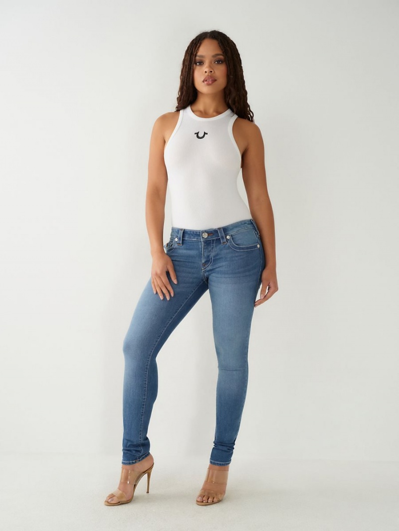 Jeans Skinny True Religion Stella Low Rise Azules | 01IXMYWDO