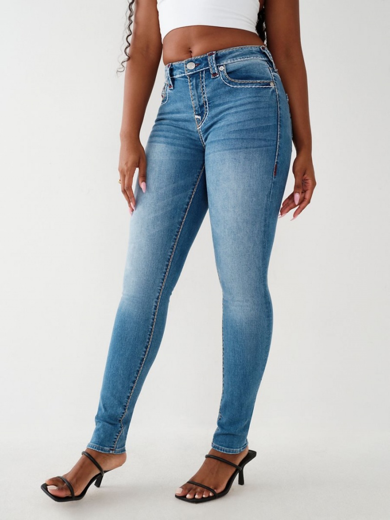 Jeans Skinny True Religion Stella Super T Stitch Desert Canary | 45NYRVGMC