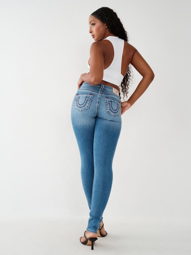 Jeans Skinny True Religion Stella Super T Stitch Desert Canary | 45NYRVGMC