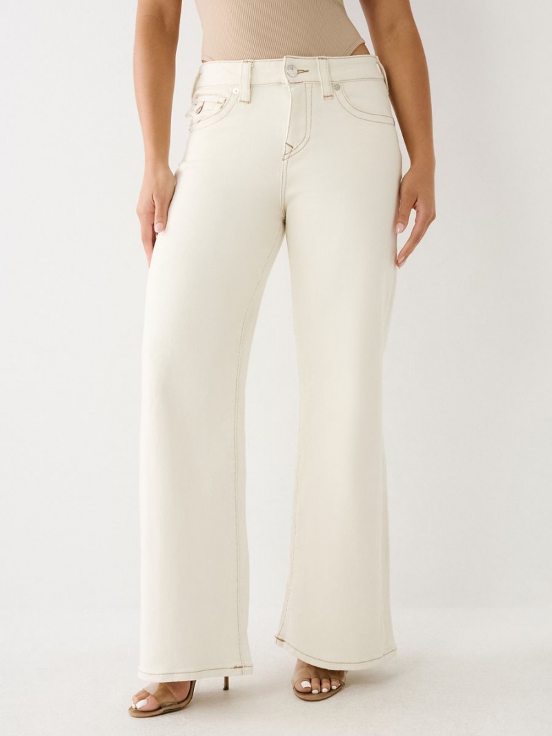 Pantalon True Religion Bobbi Baggy Blancas | 36DBNYOKS