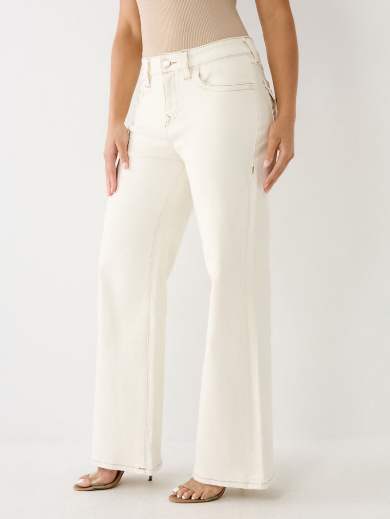 Pantalon True Religion Bobbi Baggy Blancas | 36DBNYOKS