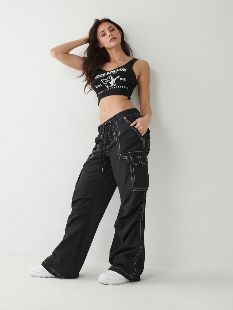 Pantalon True Religion Bobbi Negras | 37MYDERPS