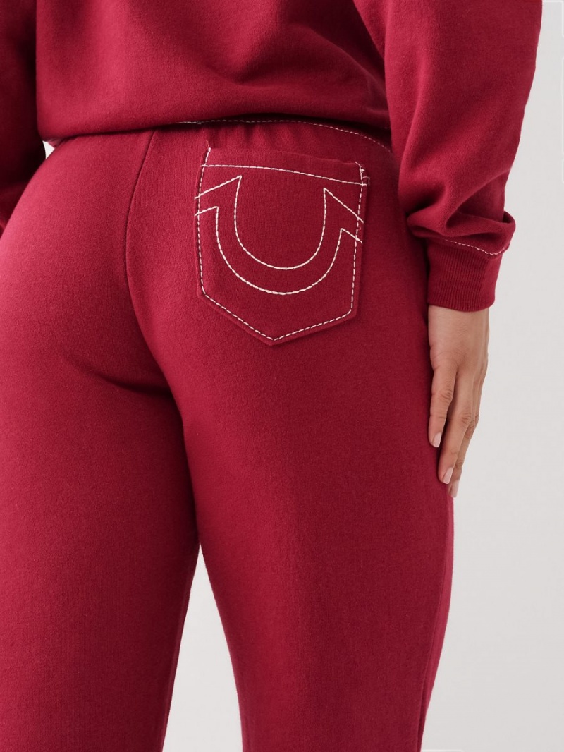 Pantalones Jogger True Religion Big T Directo Cranberry | 13ERIJZPT