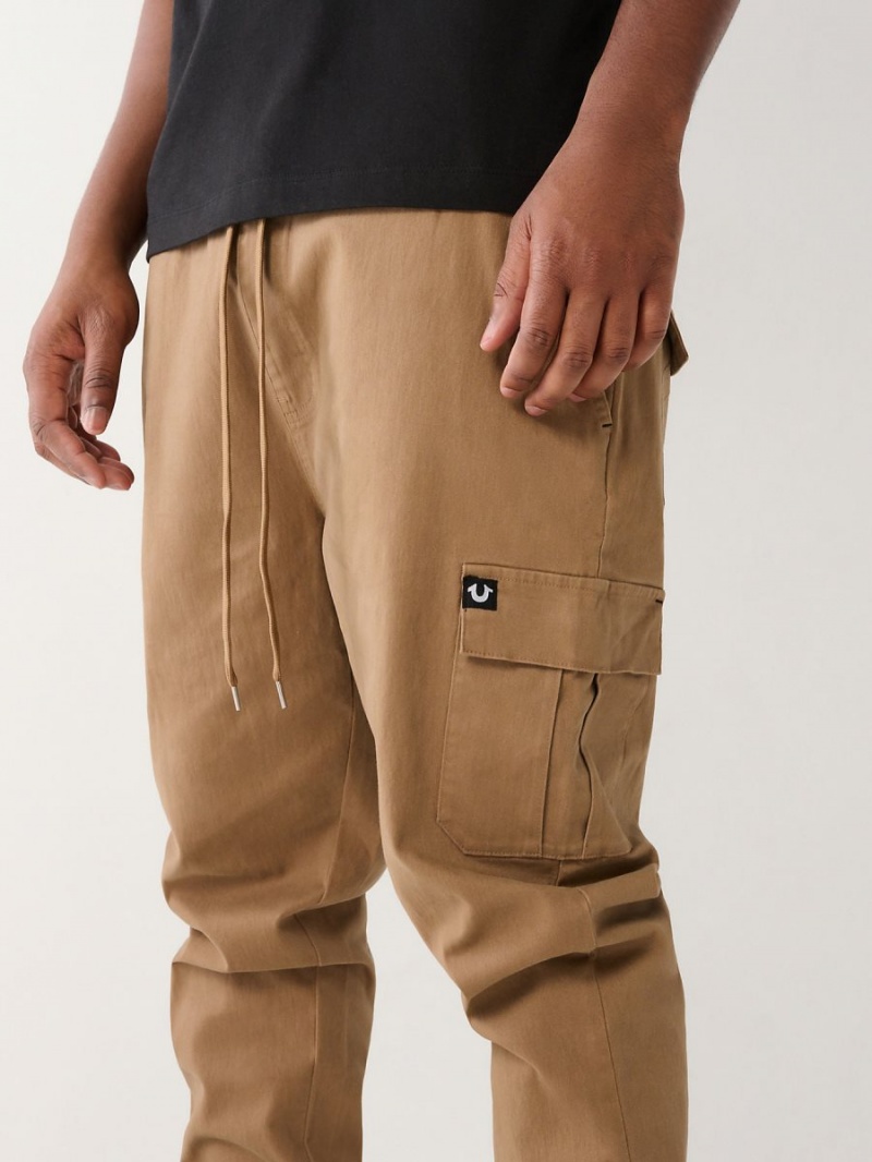 Pantalones Jogger True Religion Cargo Kaki | 72UTAFECB