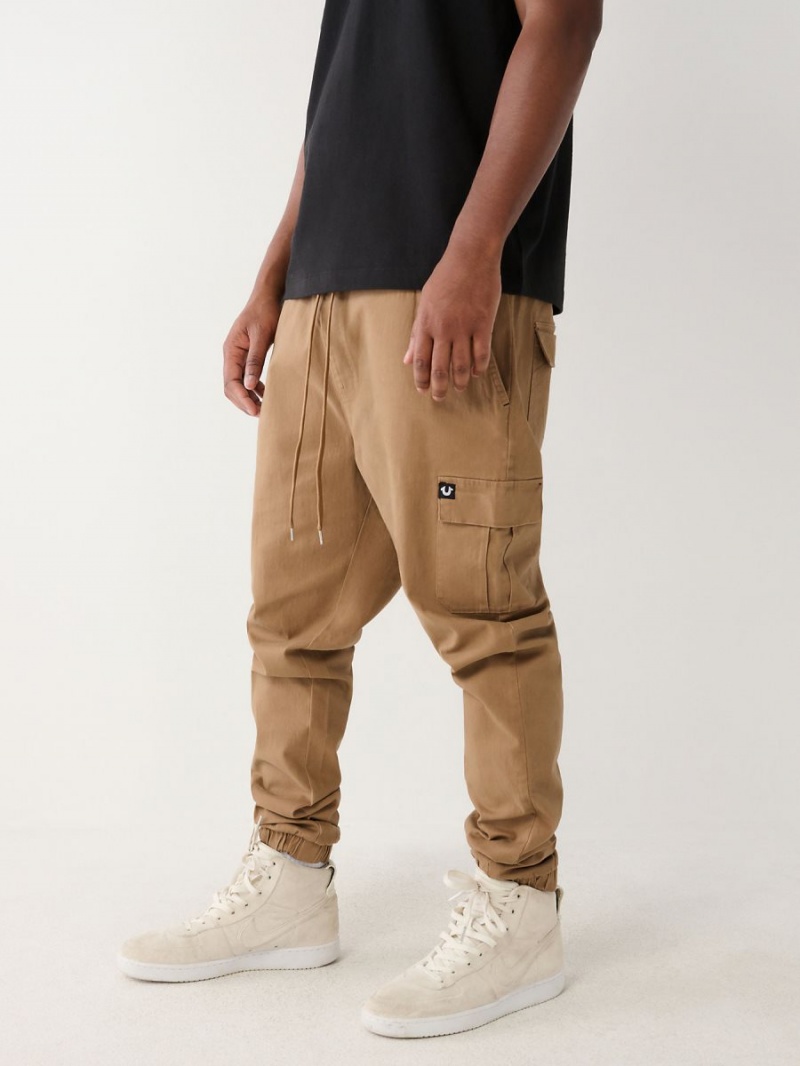 Pantalones Jogger True Religion Cargo Kaki | 72UTAFECB