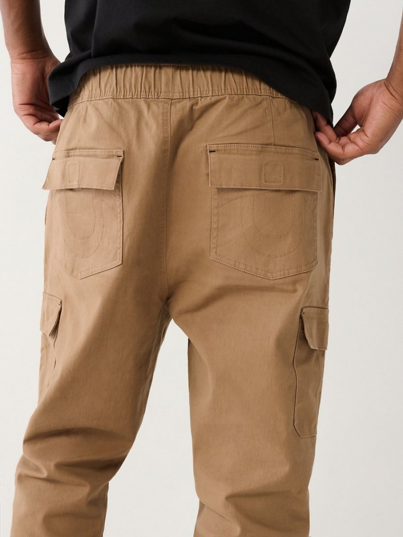 Pantalones Jogger True Religion Cargo Kaki | 72UTAFECB