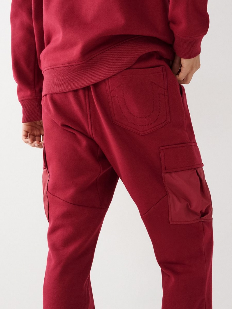 Pantalones Jogger True Religion Cargo Revolt Cranberry | 69TDEFVJZ