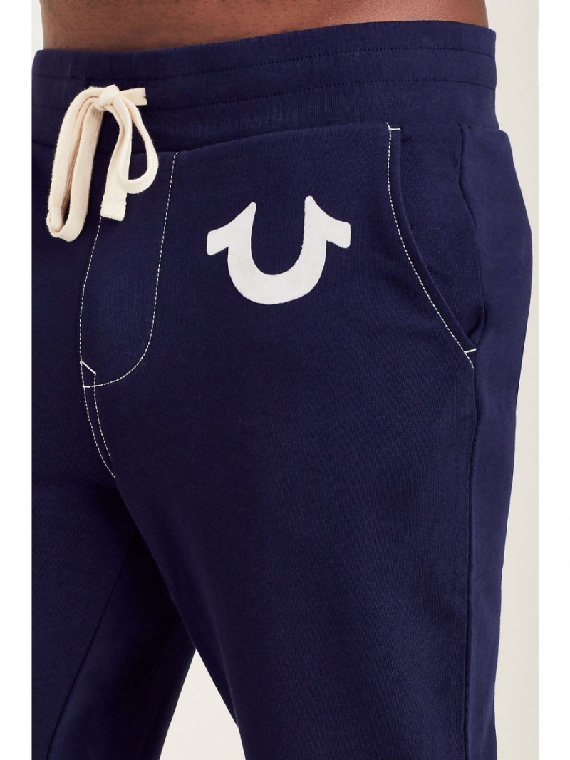 Pantalones Jogger True Religion Classic Logo Azul Marino | 23NVOBZJF