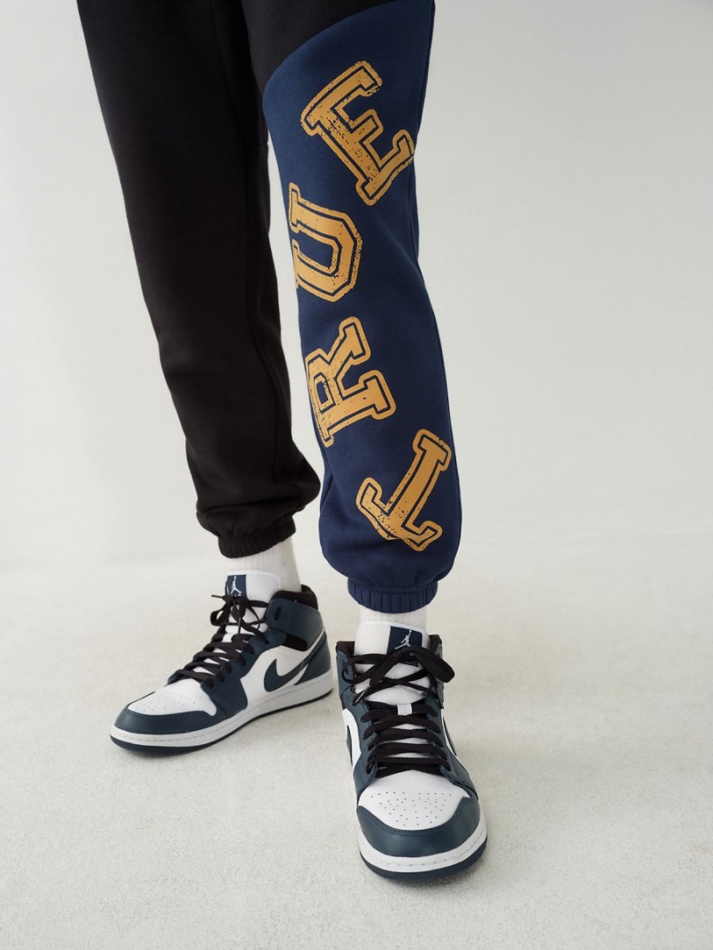 Pantalones Jogger True Religion Logo Negras | 89NZBXJUA