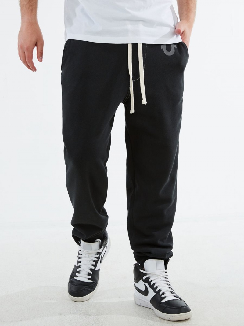 Pantalones Jogger True Religion Logo Negras | 87BUXVHPN