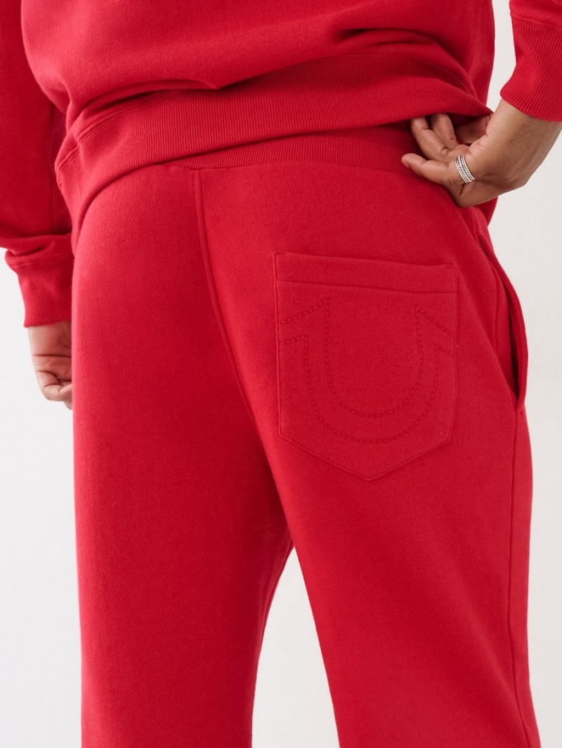 Pantalones Jogger True Religion Logo Red/Tangerine | 79GDWTPIX