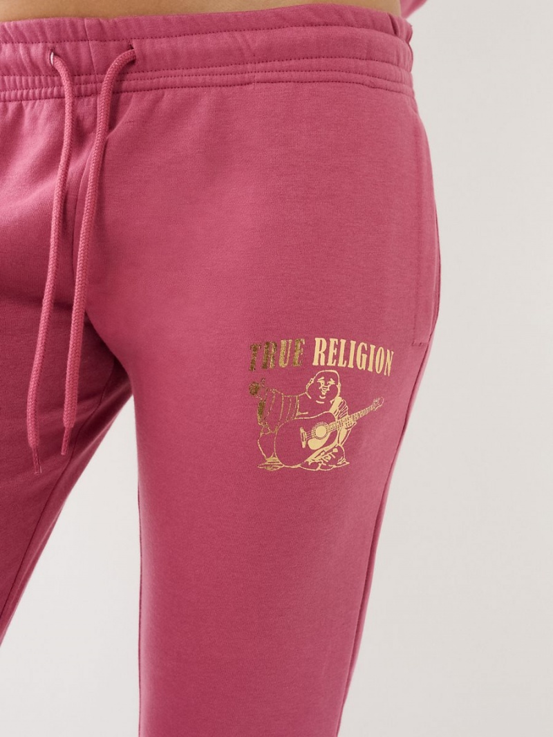 Pantalones Jogger True Religion Metallic Buddha Logo Fleece Niñoenberry | 65THAGSCJ