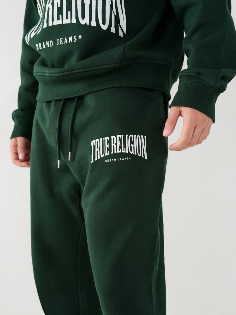 Pantalones Jogger True Religion Relaxed Arched Logo Verde Menta Verde | 27YOTHKPL