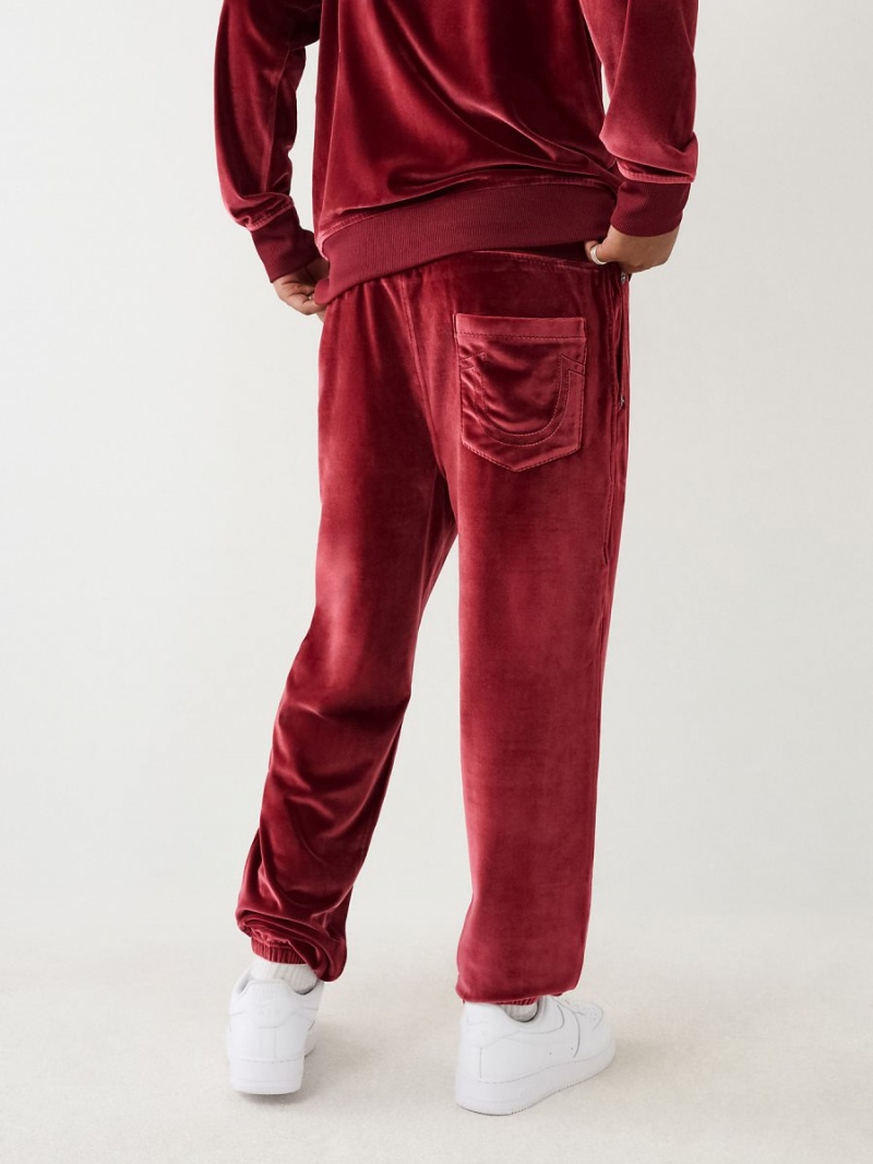 Pantalones Jogger True Religion Velour Big T Redwood | 51CPAVSGR