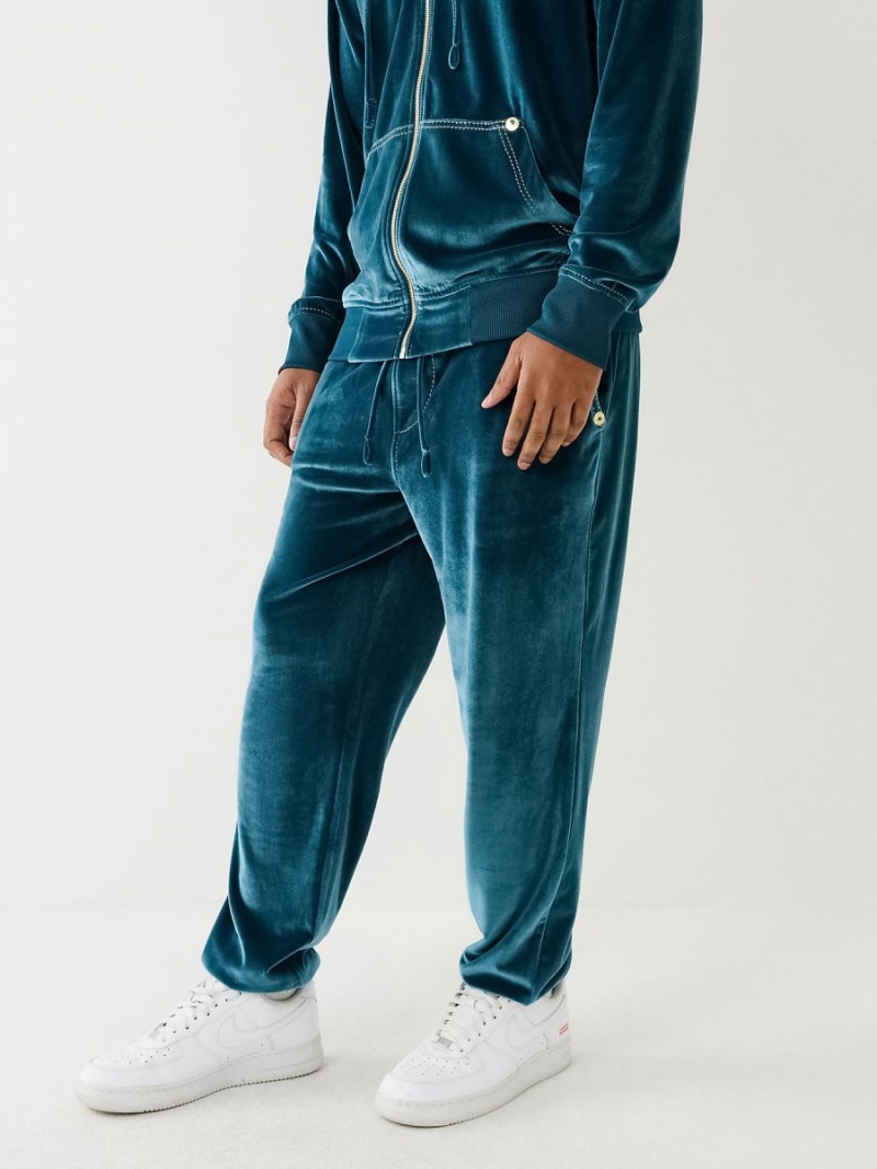 Pantalones Jogger True Religion Velour Big T Agave | 15EHFBDWS