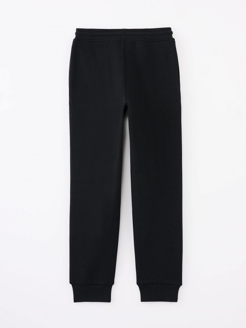 Pantalones True Religion Niño Logo Negras | 48BESQFTP