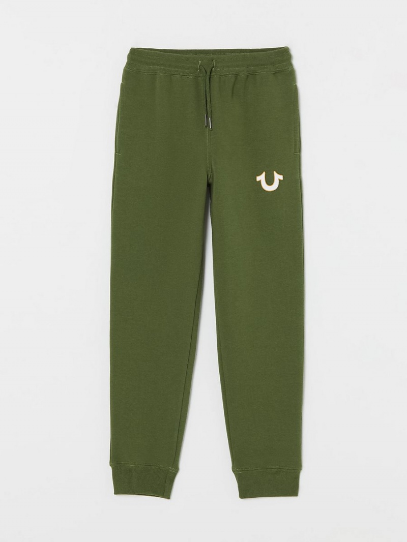 Pantalones True Religion Niño Logo Verde | 51VEITFYL