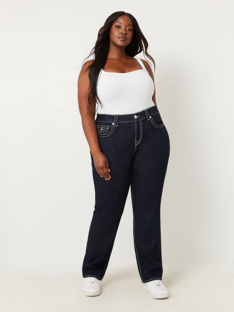 Relaxed Jeans True Religion Plus Ricki Lurex Big T Body Rinse | 10DWALRCX