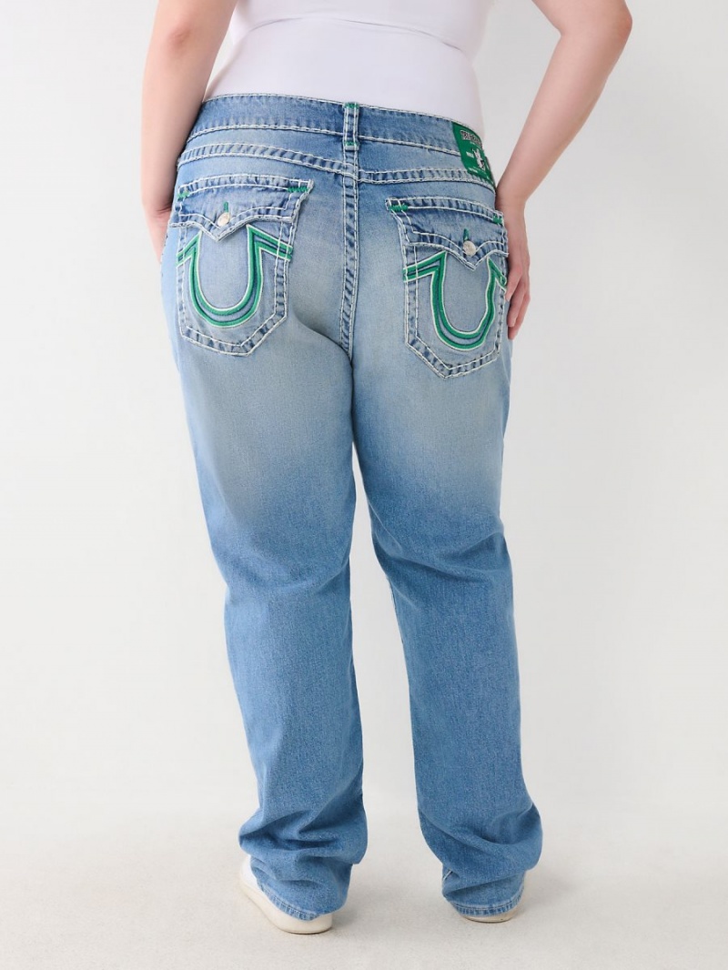 Relaxed Jeans True Religion Plus Ricki Super T Stitch Azules | 34ERCDTJS